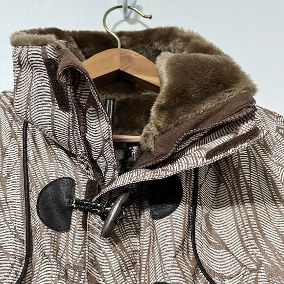 Burton‎ Tango DryRide Faux Fur Lined Ski Jacket Size S Brown Outdoor Women's - Picture 5 of 16